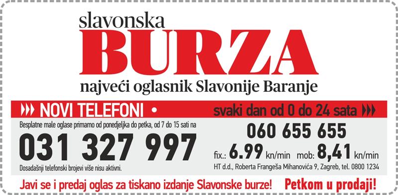 slavonska burza oglasi poznanstva 2014